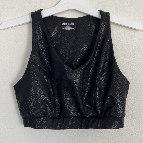Lola Getts Midnight Splash Performance Bralette - SZ 00 - Picture 1 of 12